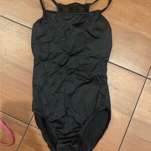 Black One-Piece Dance Leotard